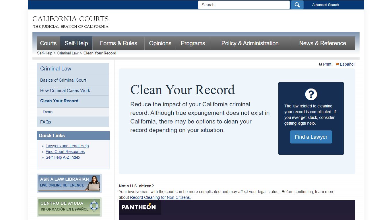 Clean Your Record - criminal_selfhelp - California