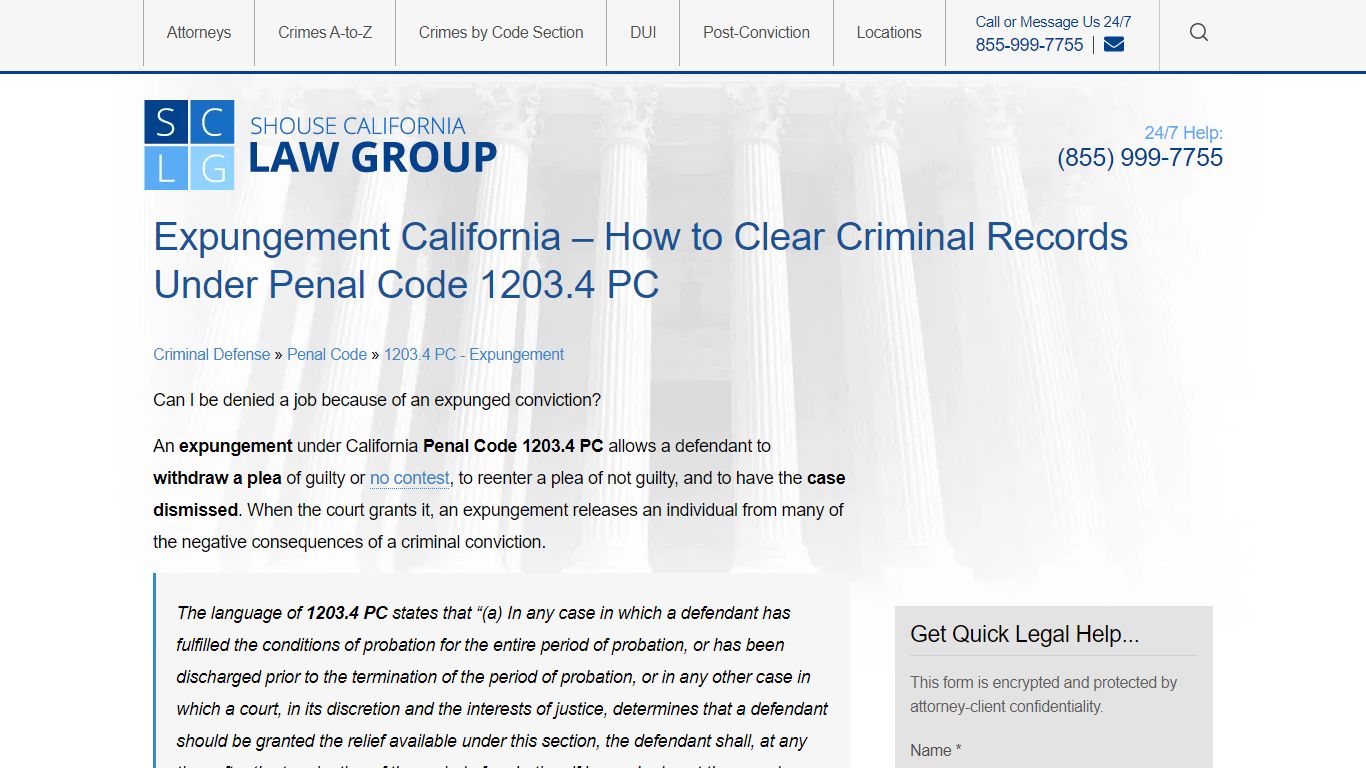 Expungement California – How to Clear Criminal Records ...